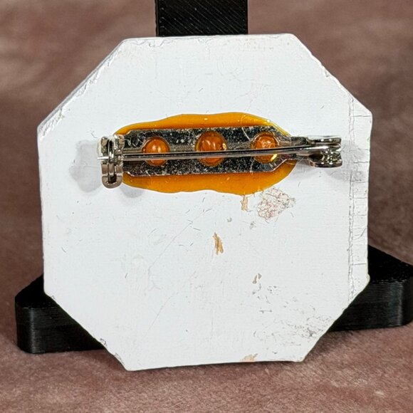 "Santa Please Stop Here" Christmas Sign Pin/Brooch - Picture 2 of 5